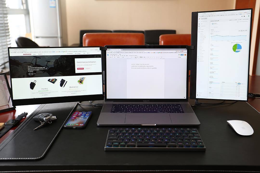 Vinpok Split, The Perfect On-the-go Triple Touch Screen Laptop Monitor