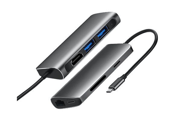 HUB, 7-In-1 Multi Port Device